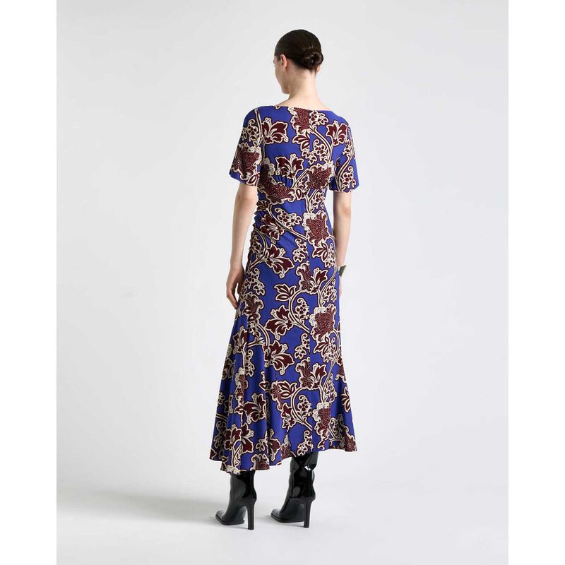 Cue Oasis Serenade Draped Neck Midi Dress image number 1